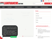 Tablet Screenshot of lanfranchieditore.com